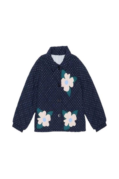 Sissel Edelbo - Ebba MINI Jacket SE 1103 - Navy / White Jakker 