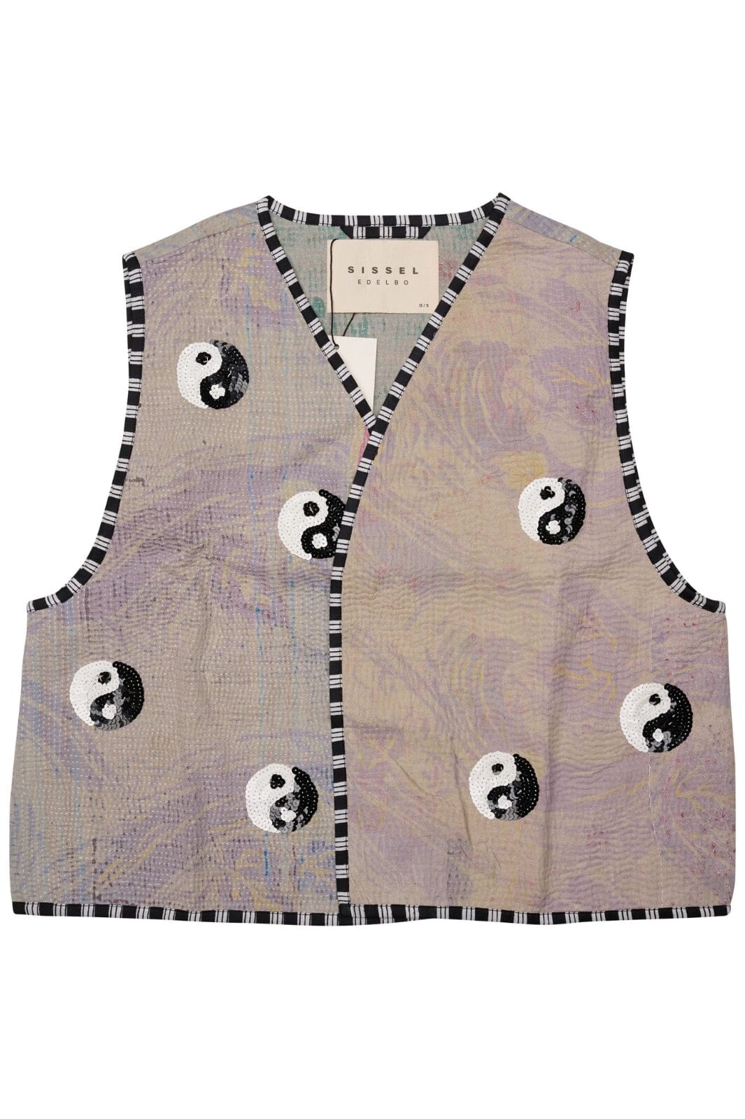 Sissel Edelbo - Gro Sequins Vest SE 1457-1 - Yin & YangNo. 100