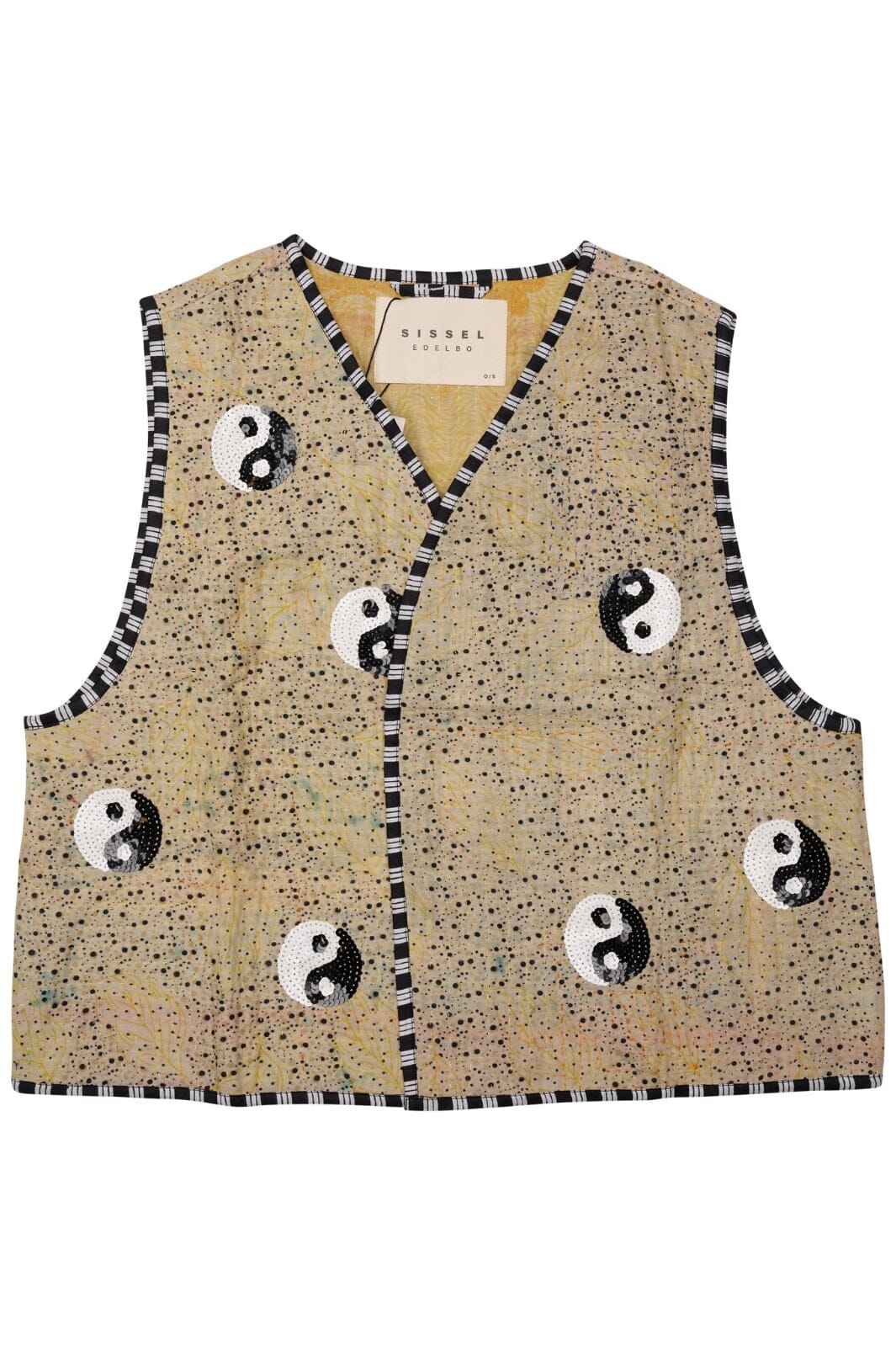 Sissel Edelbo - Gro Sequins Vest SE 1457-1 - Yin & YangNo. 26