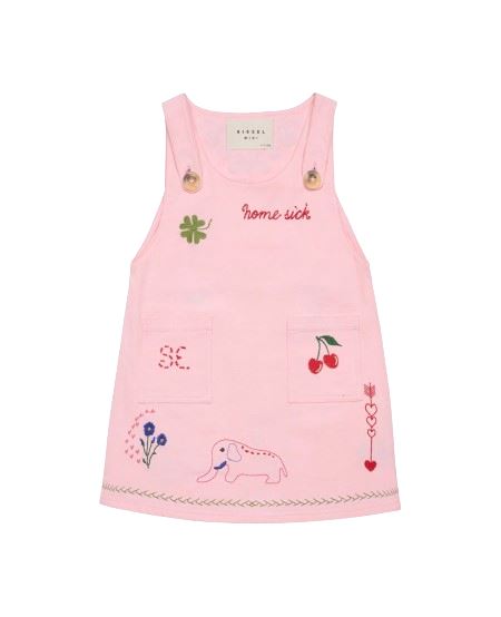 Sissel Edelbo - Magda MINI Organic Cotton Dress SE 1263 - Pink Kjoler 