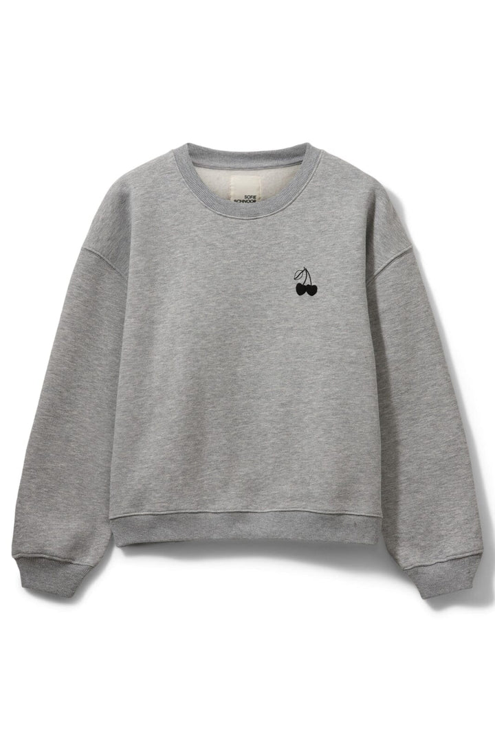 Sofie Schnoor - Elisw Sweatshirt S251420 - 8010 - Grey Melange Sweatshirts 