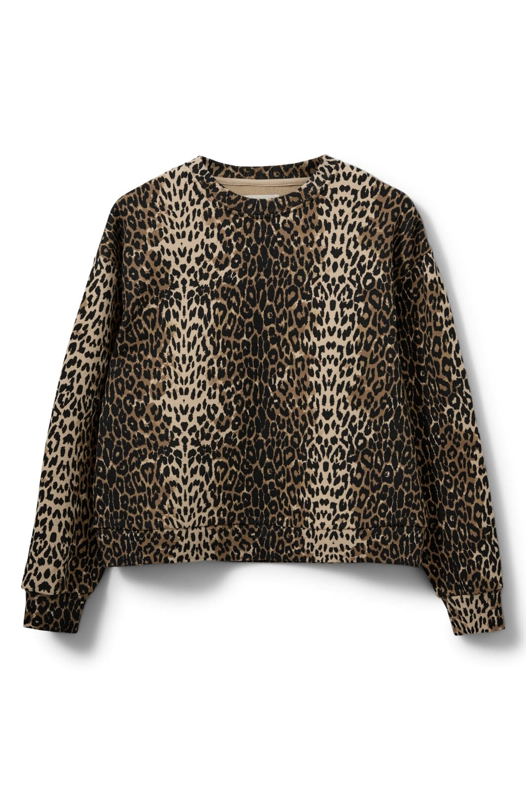 Sofie Schnoor - Elisw Sweatshirt S251470 - 9086 - Light Brown Leopard Sweatshirts 