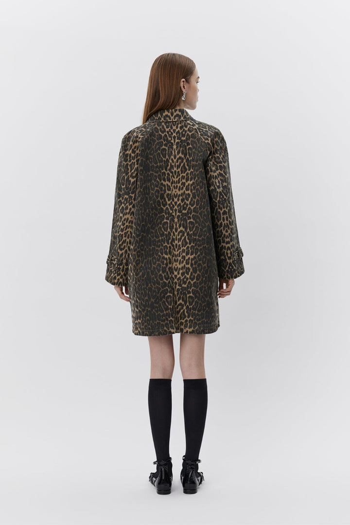 Sofie Schnoor - Filipasw Coat S251425 - 9086 - Light Brown Leopard Frakker 