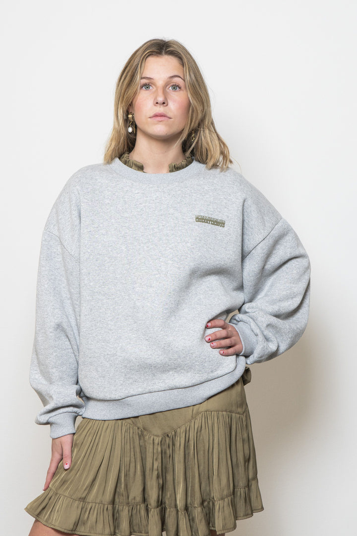 Sofie Schnoor - Sweatshirt - 8000 Grey Mel Sweatshirts 