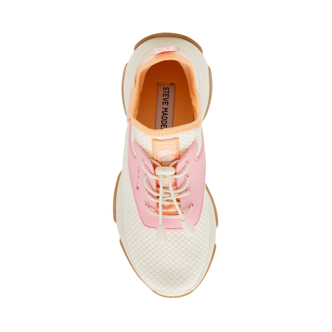 Steve Madden - Match-E Sneaker SM19000020 - WPP White / Pink Peach Sneakers 