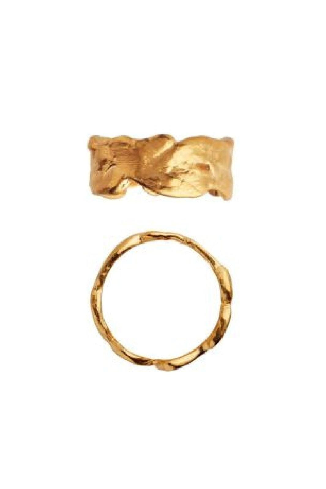 Stine A - Gold Splash Lava Ring - 4052-02-50 Ringe 