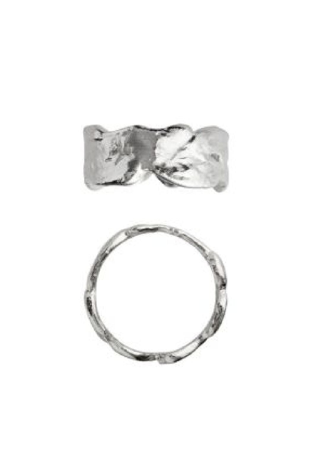 Stine A - Silver Splash Lava Ring - 4052-00-52 Ringe 