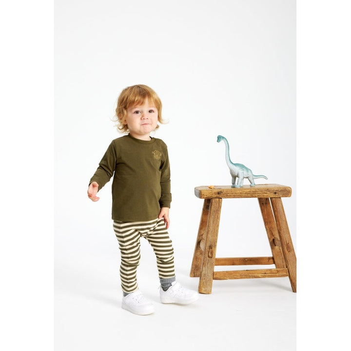 The New Siblings - Tnsfro Uni Rib Leggings - Ivy Green Leggings 