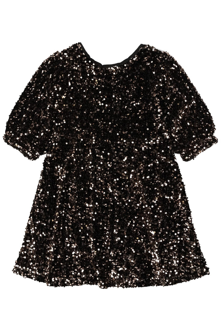 The New - Tnmarlin Sequin Ss Dress TN5904 - Black Beauty Kjoler 