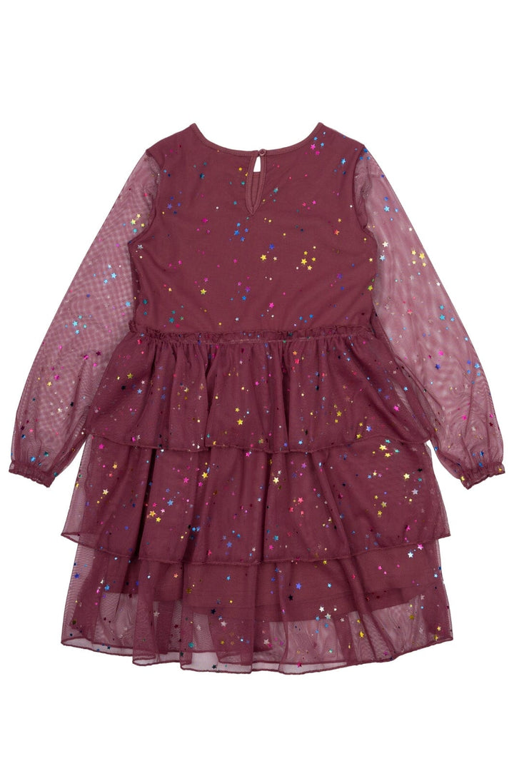 The New - Tnmillie Ls Dress TN5899 - Crushed Berry Kjoler 