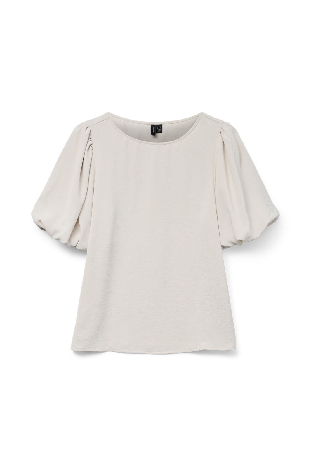 Vero Moda - Vmalva Ballon Sleeve Top - 4714035 Pumice Stone