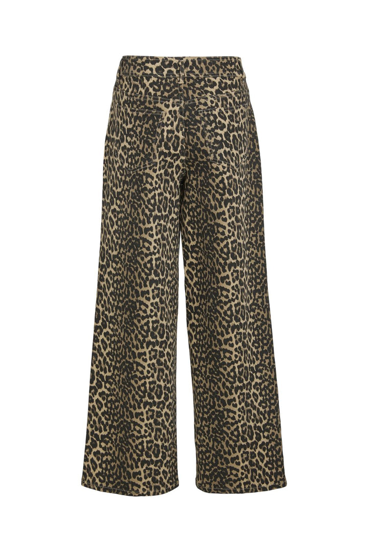 Vila - Vichia Leopard Jeans - 4718077 Birch Leopard