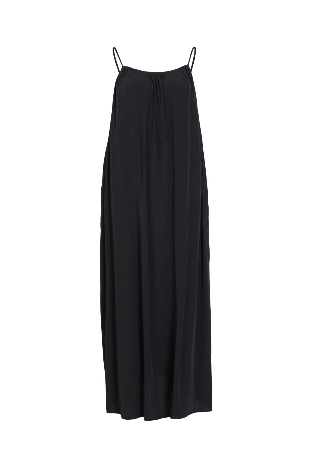 Vila - Vikanna Strap Long Dress - 4738528 Black