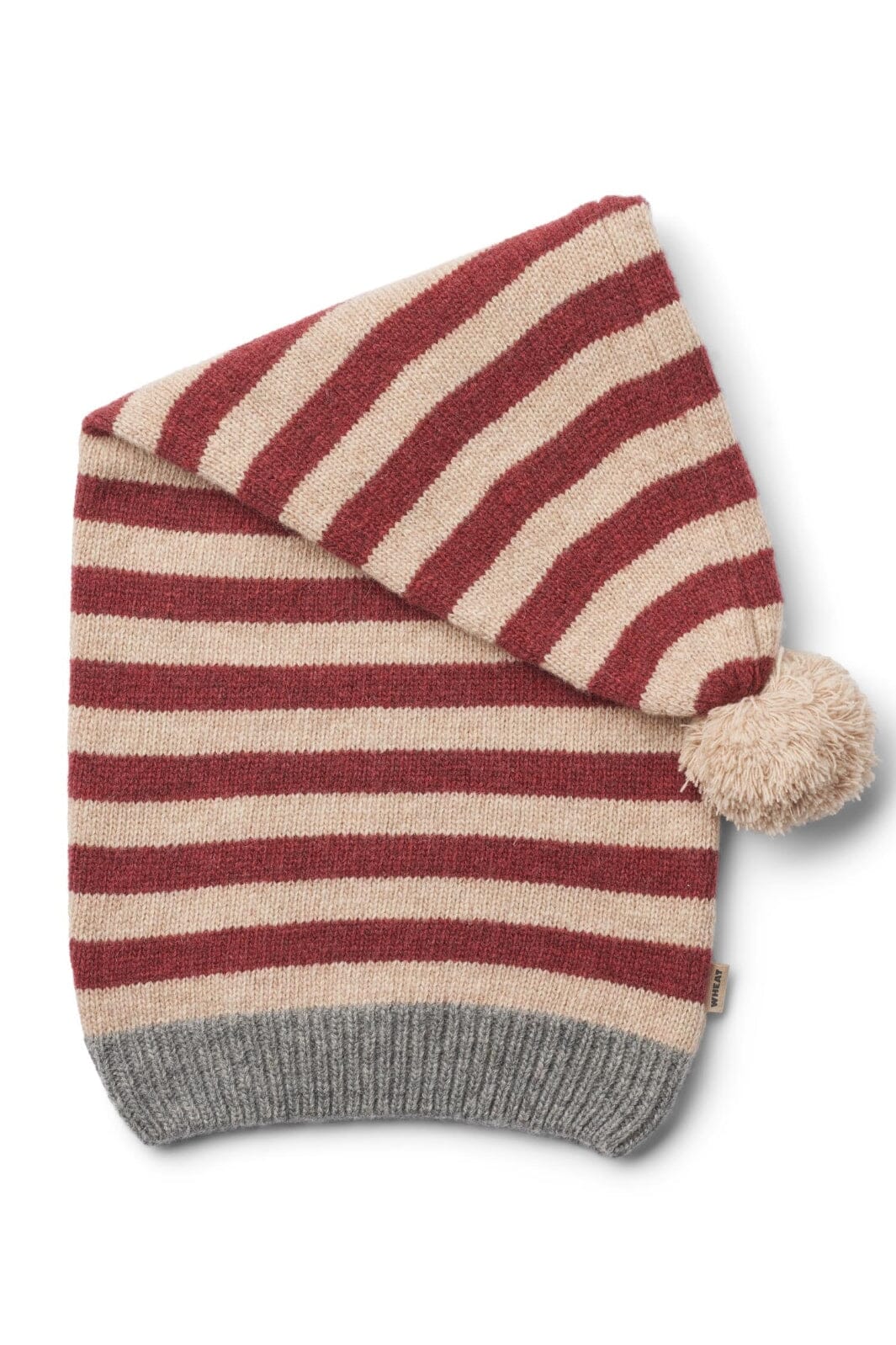 Wheat - Knitted Christmas Hat - 2078 Red Stripe Hatte 