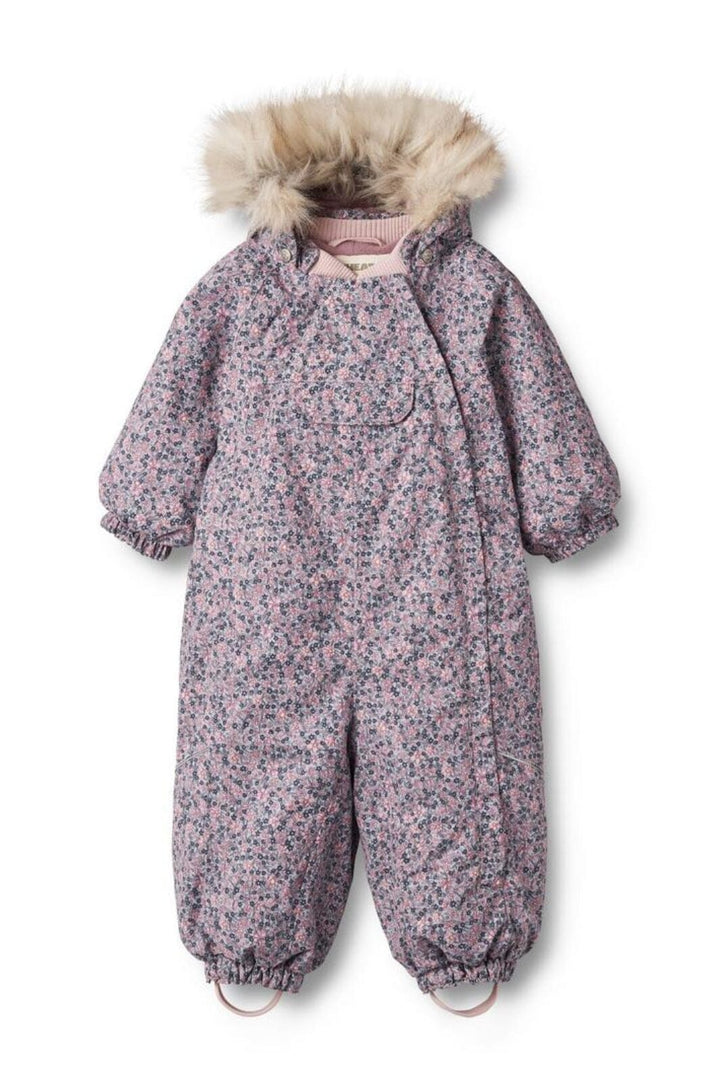 Wheat - Snowsuit Nickie Tech - 0036 Winter Flowers Flyverdragter 