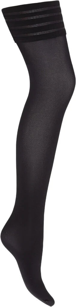 Wolford - Velvet De Luxe 50 Stay-up - 7005 Black Strømper 