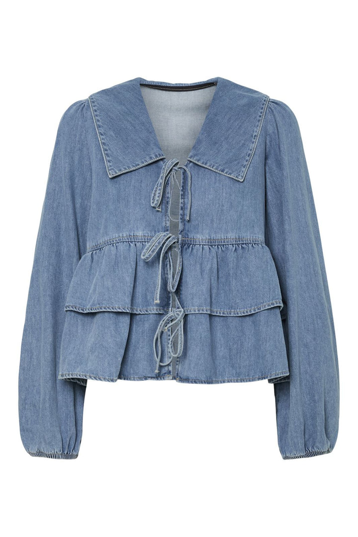 Y.A.S - Yascelinde Ls Top - 4812098 Light Blue Denim