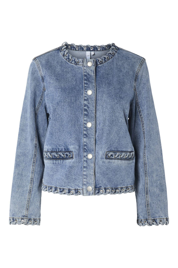 Y.A.S - Yaseyla Ls Denim Jacket - 4811543 Medium Blue Denim