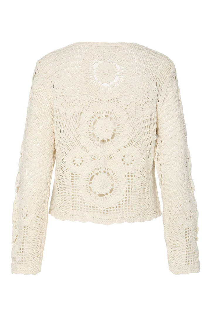 Y.A.S - Yasfiro Ls Crochet Cardigan - 4729050 Birch