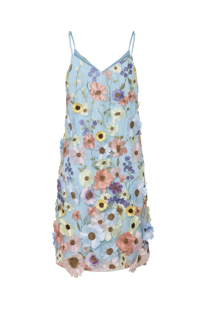 Y.A.S - Yasflowering Strap Dress New - 4756634 Halogen Blue