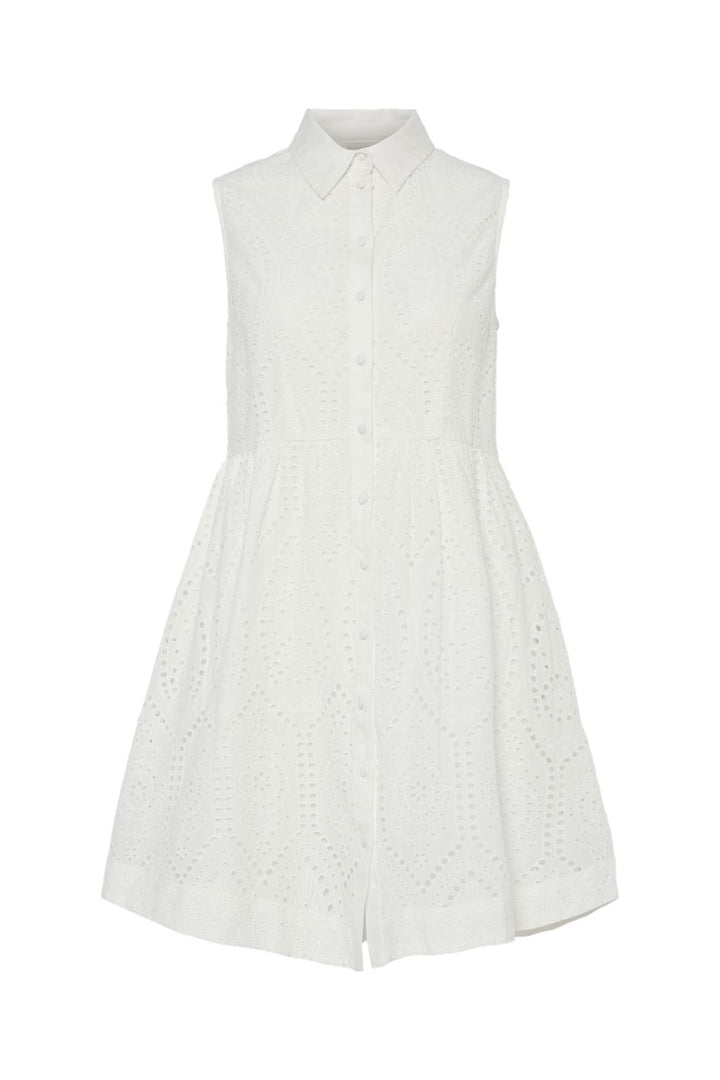 Forudbestilling - Y.A.S - Yasholi Sl Shirt Dress - 4712911 Star White