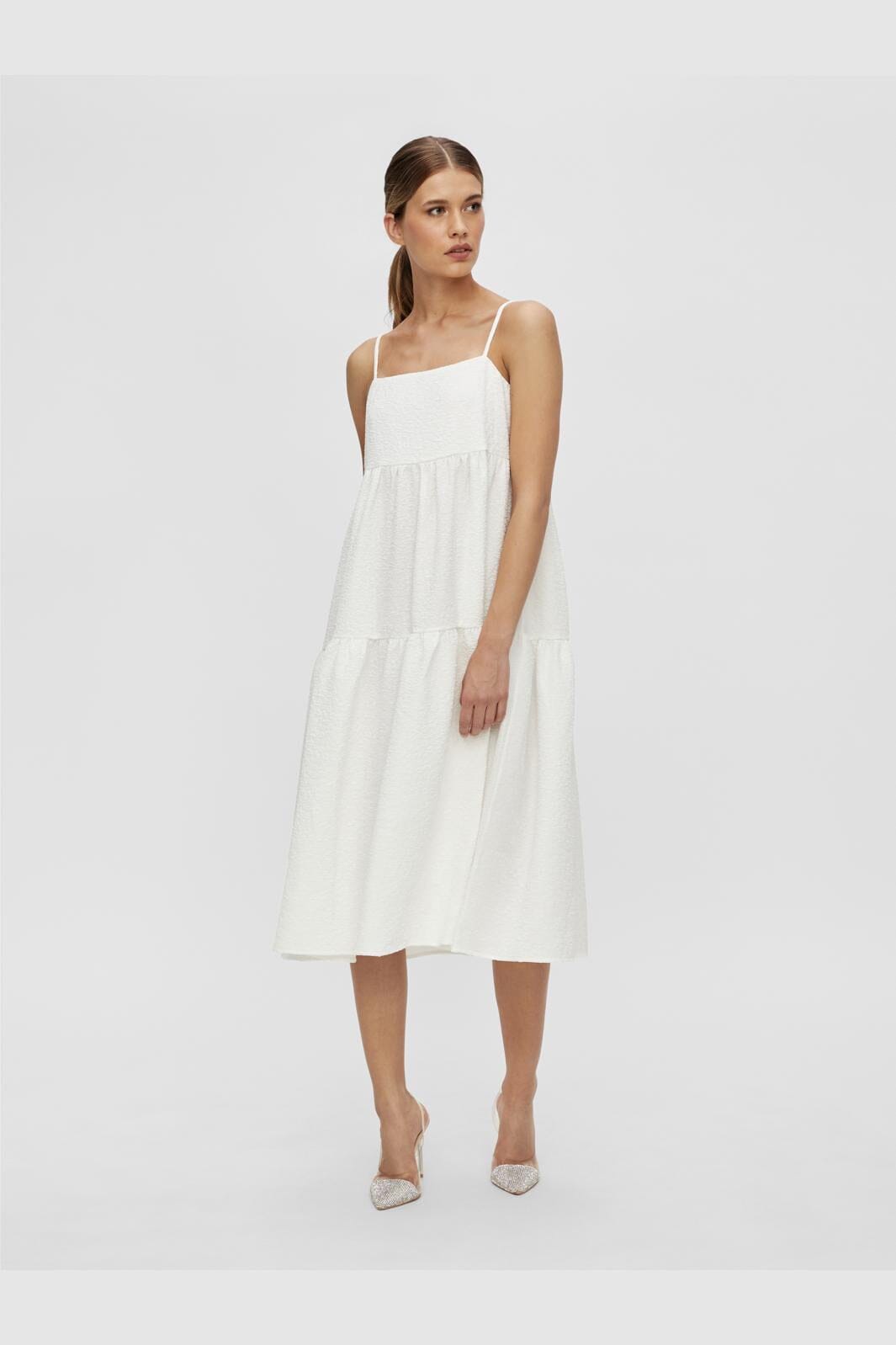 Y.A.S - Yasjanna Strap Midi Dress Celeb - 3464522 Star White