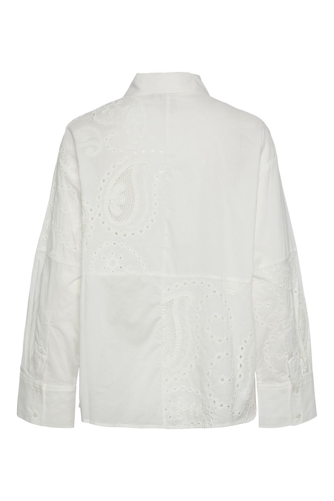 Y.A.S - Yasjayde Ls Shirt - 4665177 Star White