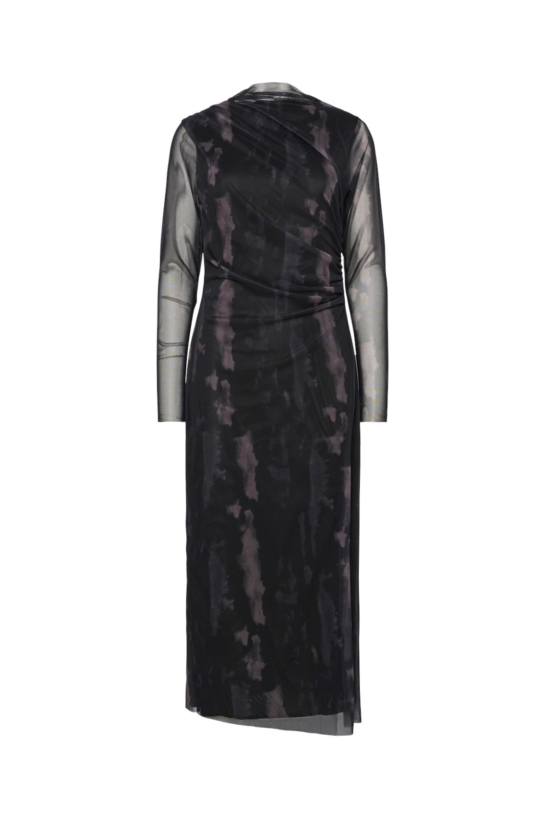 Y.A.S - Yaslomi Ls Long Dress 26036877 - 4693853 - Black Lomi Print