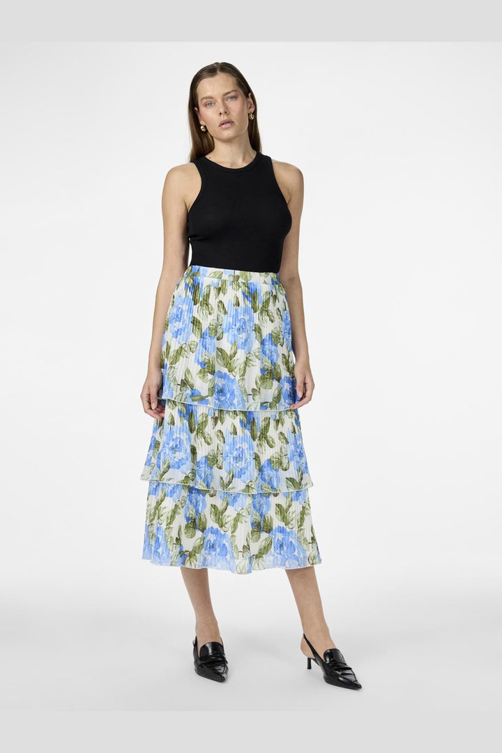 Y.A.S - Yastensia Long Skirt - 4604061 Birch Flowey Print