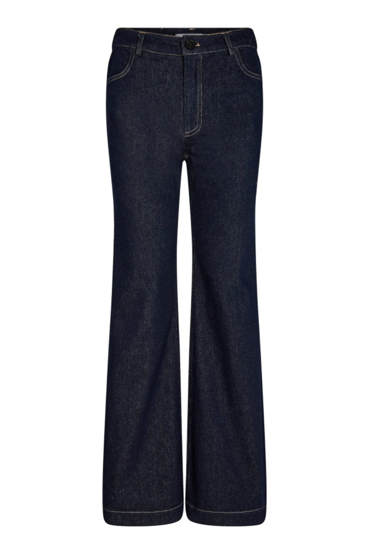 Co´couture - Duncancc Flare Jeans - 555 Dark Denim Jeans 