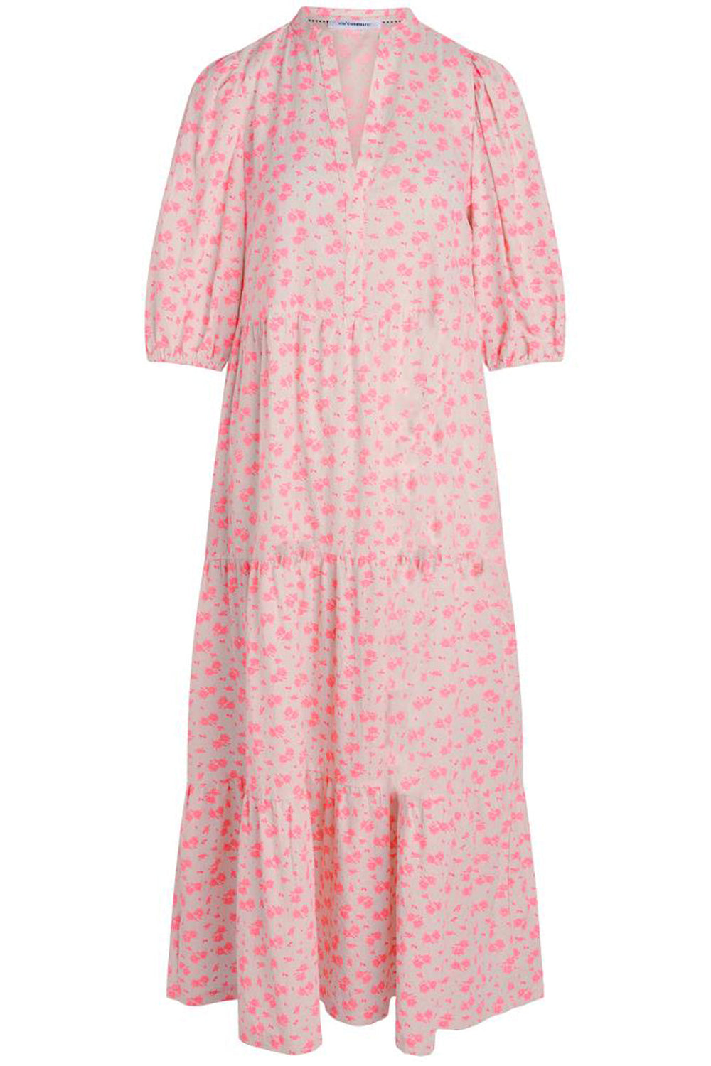 Cocouture - Neo Flower Floor Dress - Pink Kjoler 