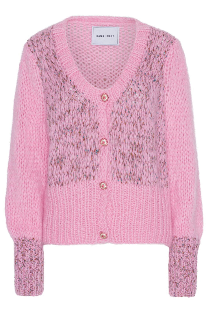 Dawn x Dare - Aidy 121-231 Cardigan - 219 Super Pink Cardigans 