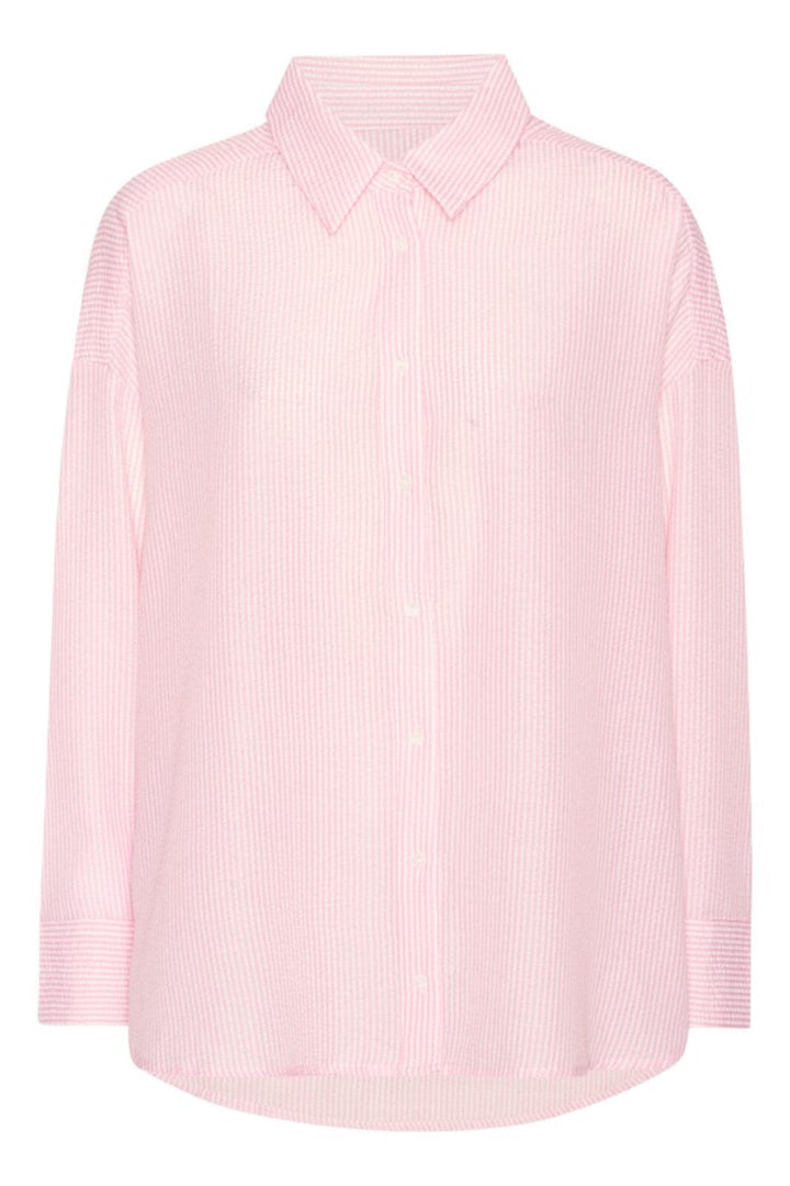 Forudbestilling - A-VIEW - Sonja Shirt - 104 Pink/White (Maj/Juni) Skjorter 