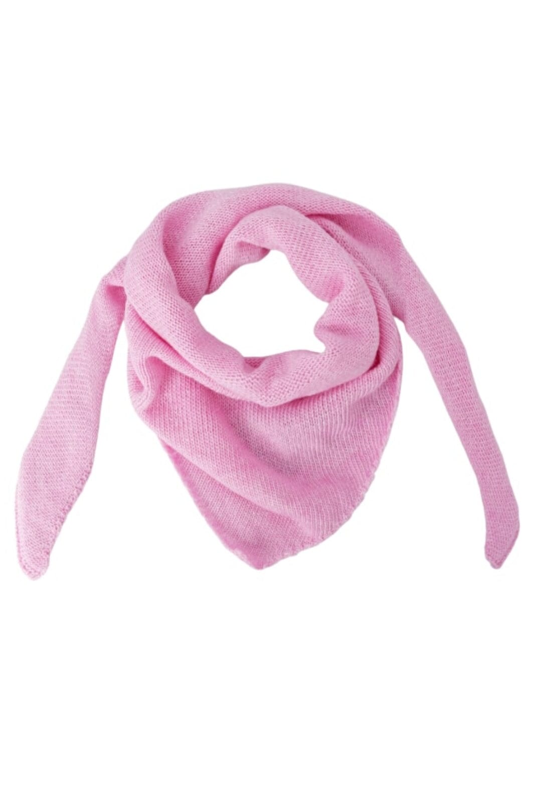 Forudbestilling - Black Colour - Bctriangle Knitted Scarf - Lt. Pink Halstørklæder 