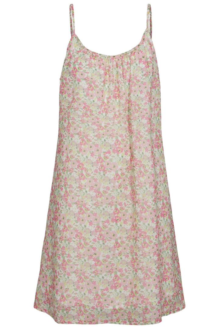 Forudbestilling - Liberte - Milla-Short-Strap-Dress - Pink Flowers Kjoler 