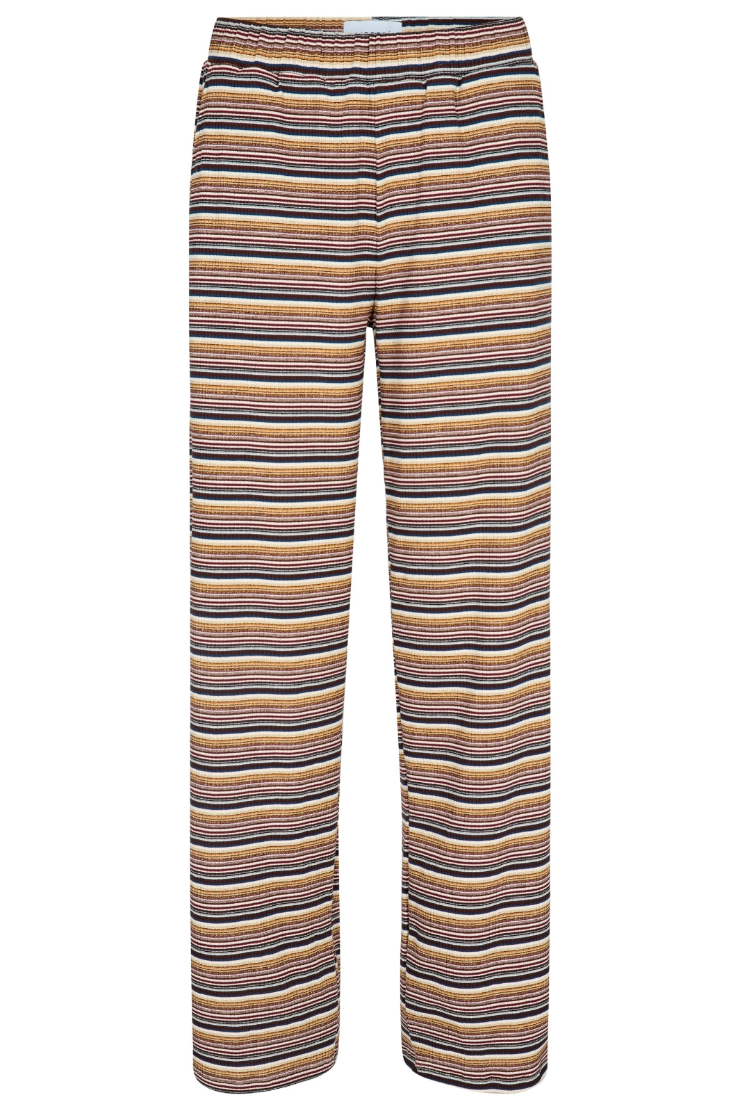 Forudbestilling - Liberte - Natalia-Pants - Brown Gold Lurex Stripe (Oktober) Bukser 