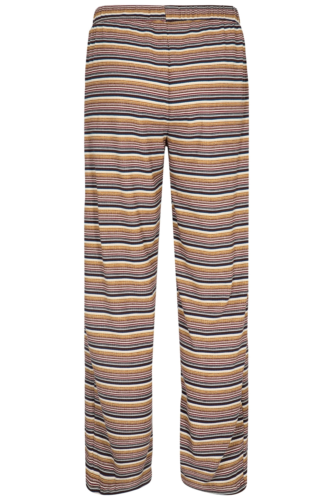 Forudbestilling - Liberte - Natalia-Pants - Brown Gold Lurex Stripe (Oktober) Bukser 