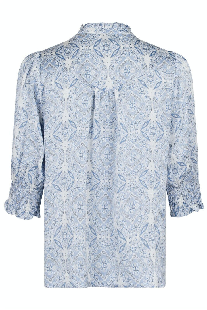 Forudbestilling - Neo Noir - Diana Soft Paisley Blouse - Light Blue Bluser 