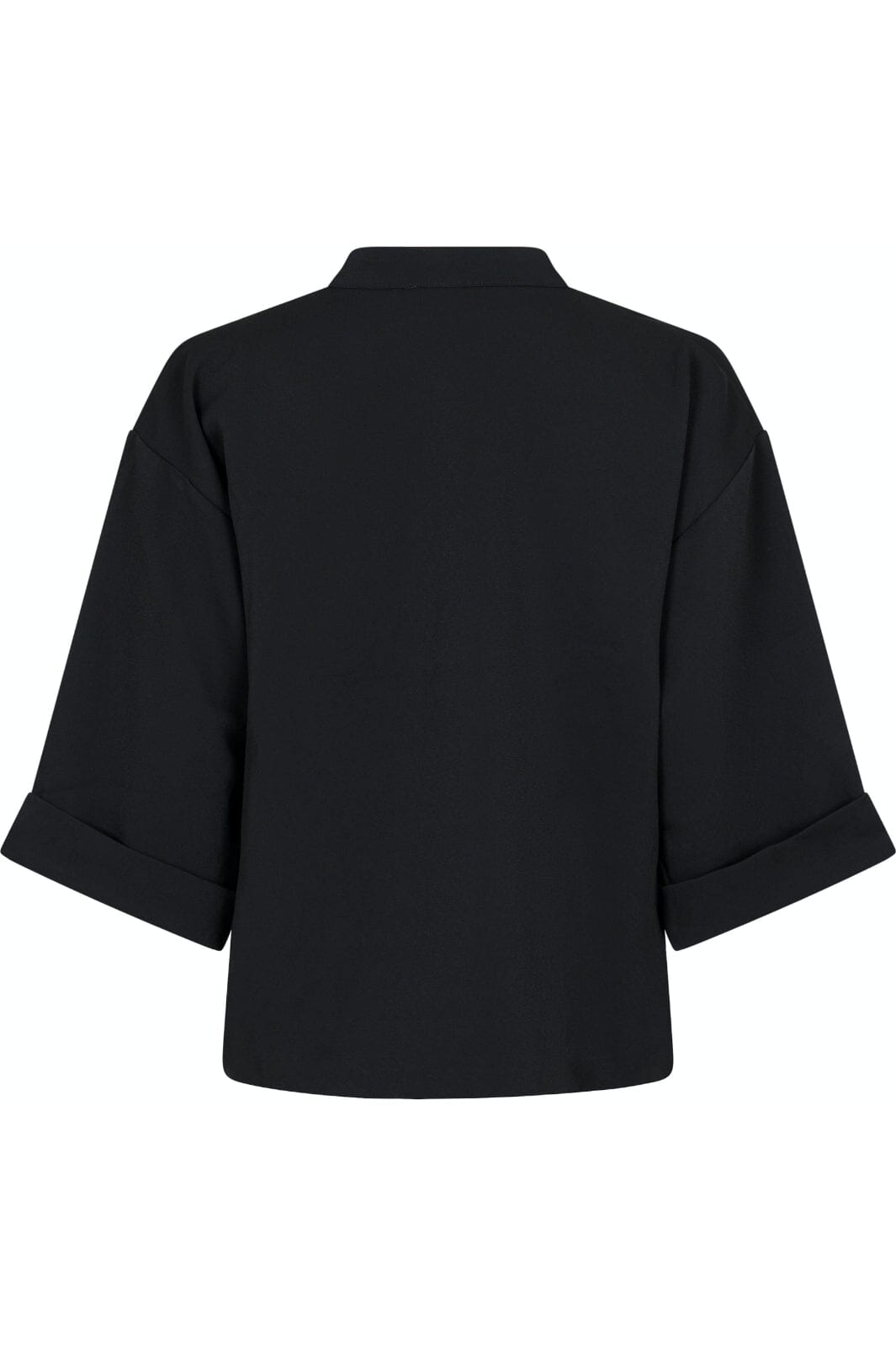 Forudbestilling - Neo Noir - Luma Crepe Blouse - Black Bluser 