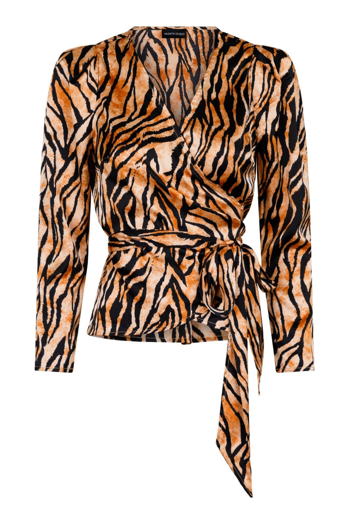 Forudbestilling - Valentin Studio - Josie Zebra Blouse - Orange Bluser 