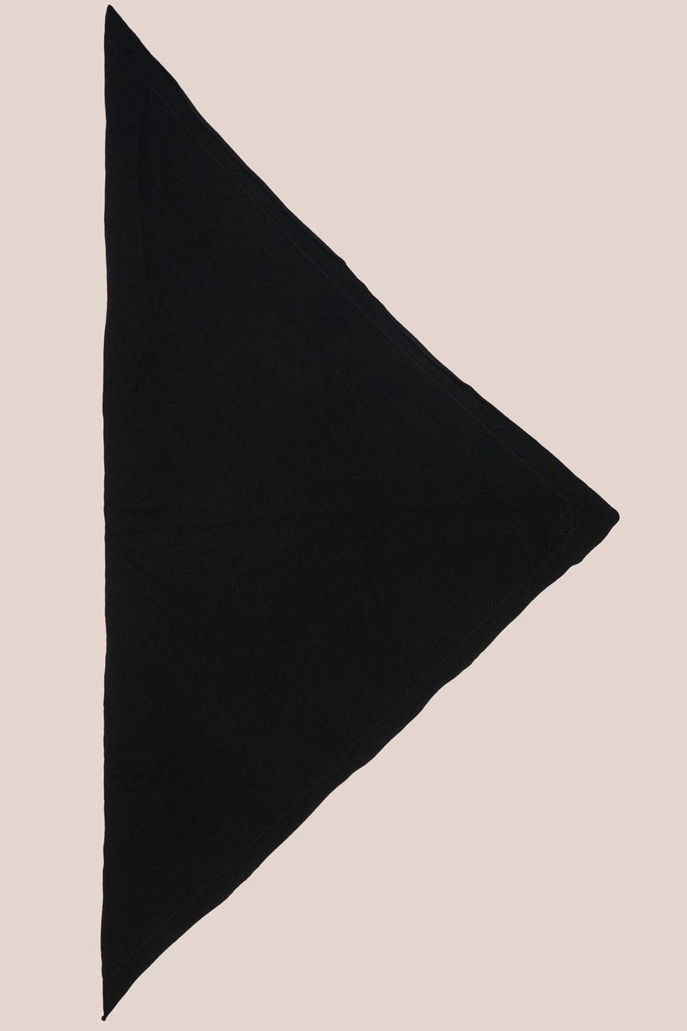 Lala Berlin - Triangle Solid M - Nero Tørklæder 