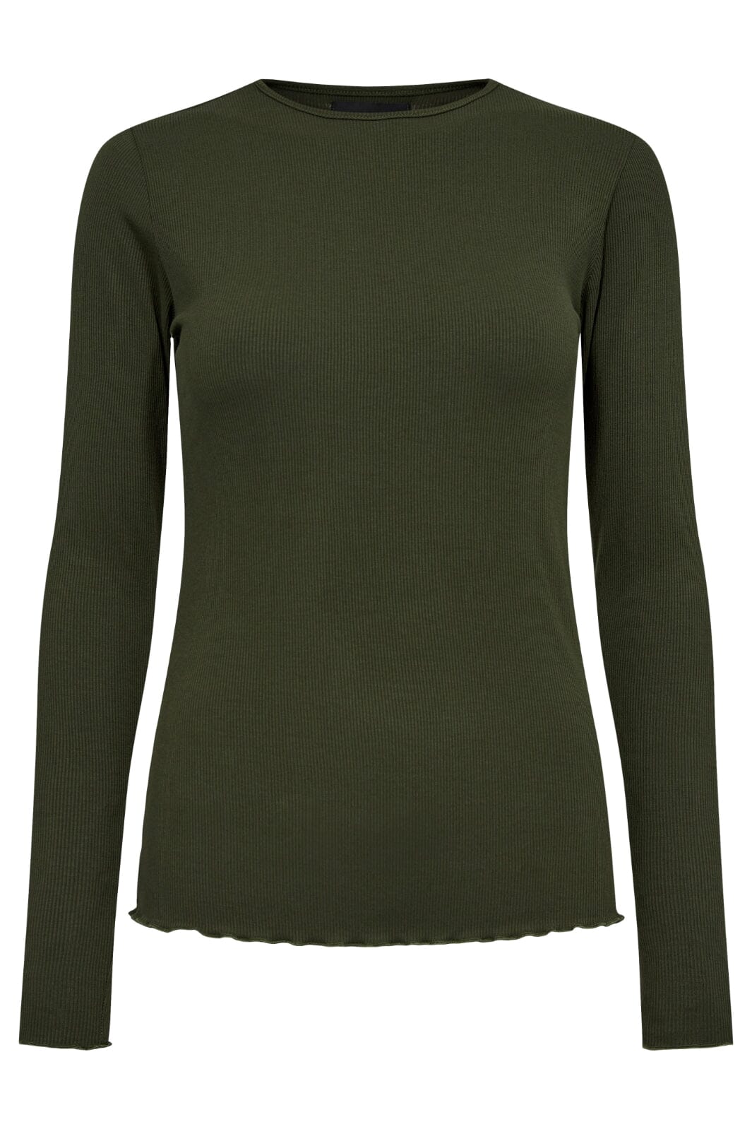 Liberte - Natalia Ls Round Neck Blouse - Army Bluser 