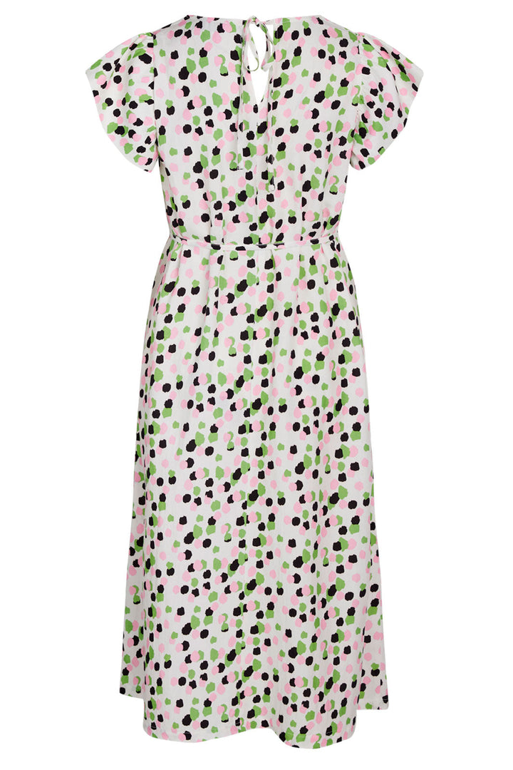 Love & Divine - Dress Love799 - Cream Multi Dot Kjoler 