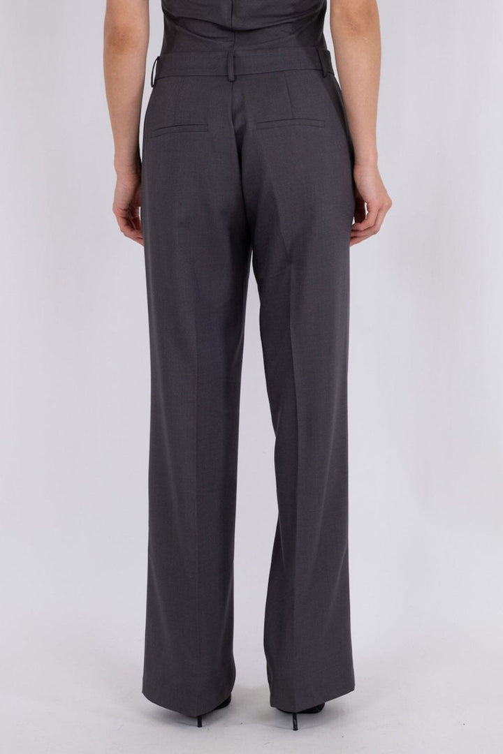 Neo Noir - Alice Melange Pants - Dark Grey Bukser 