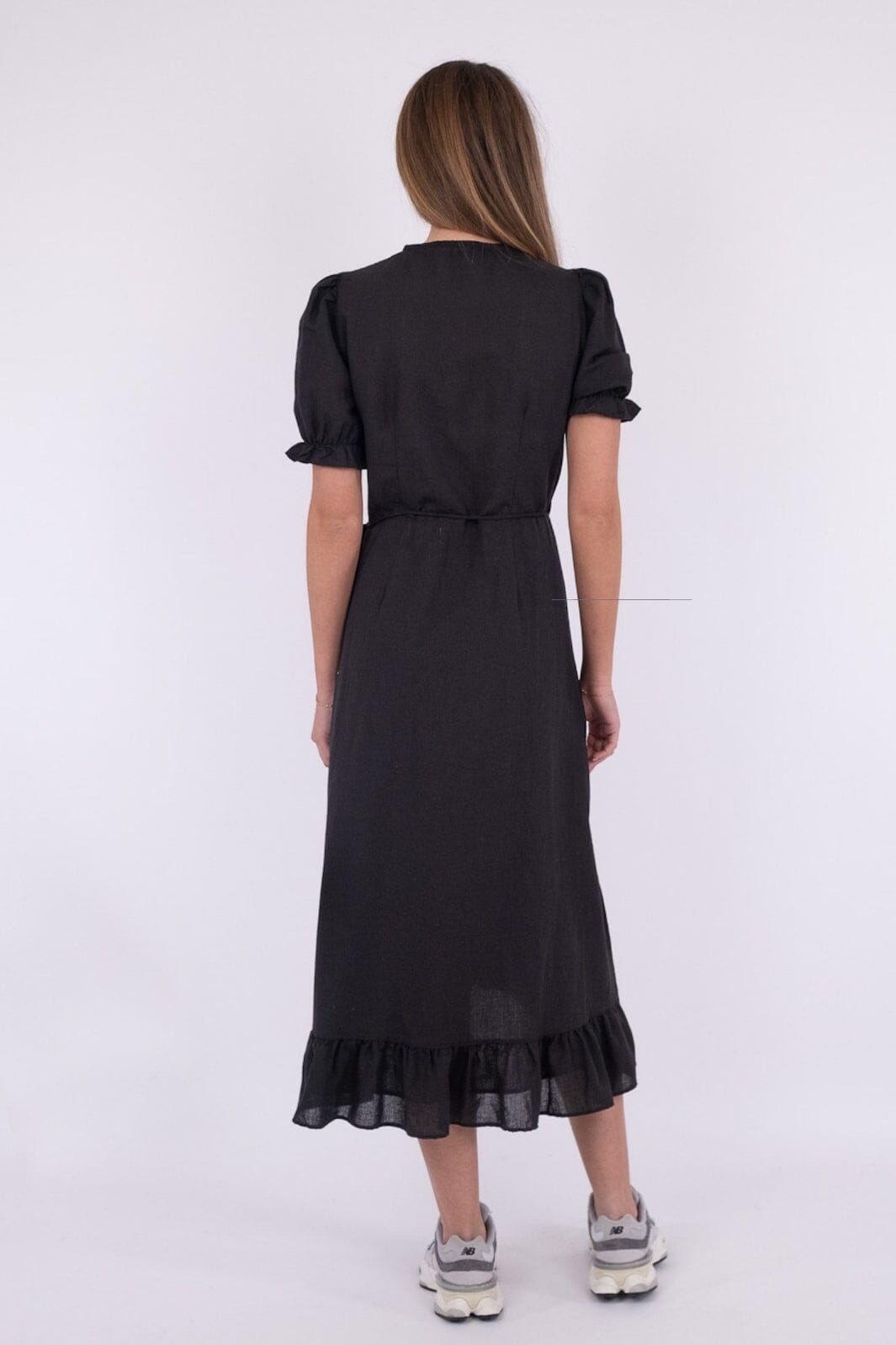 Neo Noir - Marietta Linen Dress - Black Kjoler 