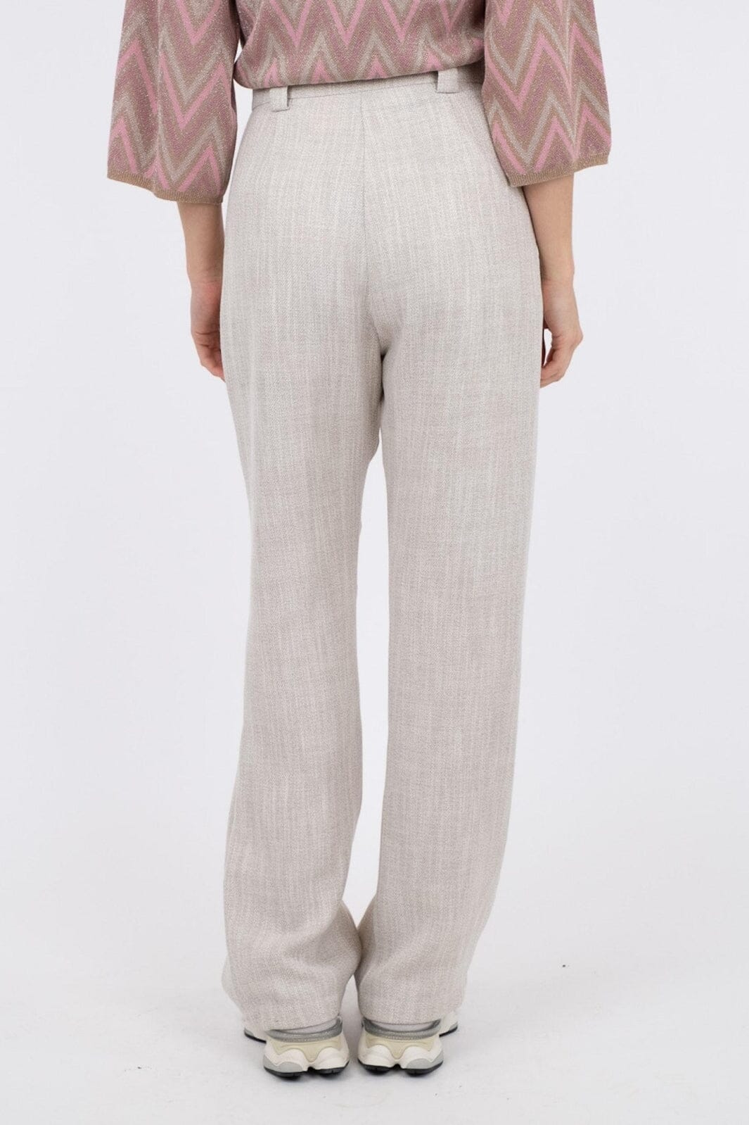 Neo Noir - Nivi Natura Boucle Pants - Sand Bukser 