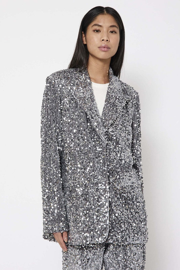 NORR - Milan Blazer - Silver Blazere 