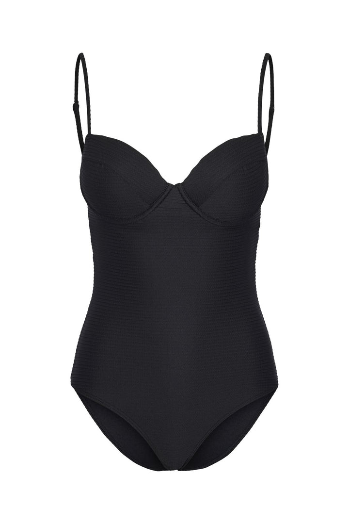 Pieces - Pcariel Swimsuit Sww - 4450888 Black Onyx