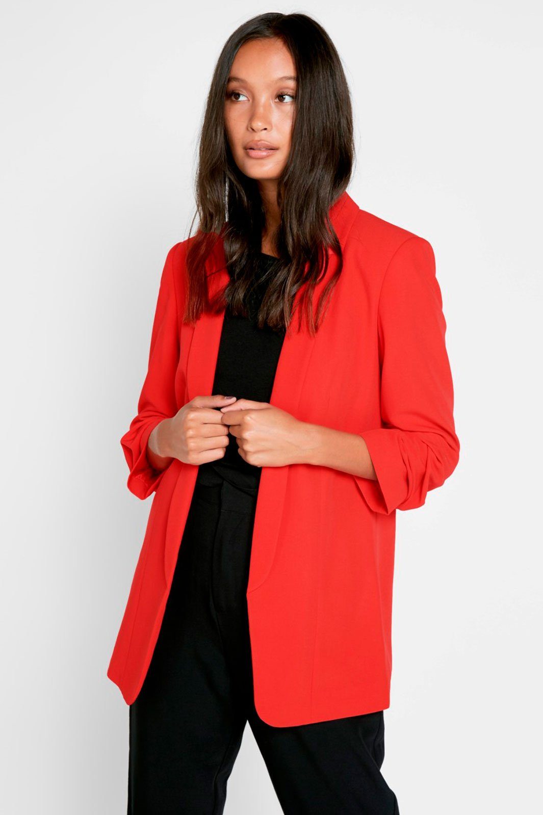 Pieces - PcBoss 3/4 Blazer - High Risk Red Blazer 