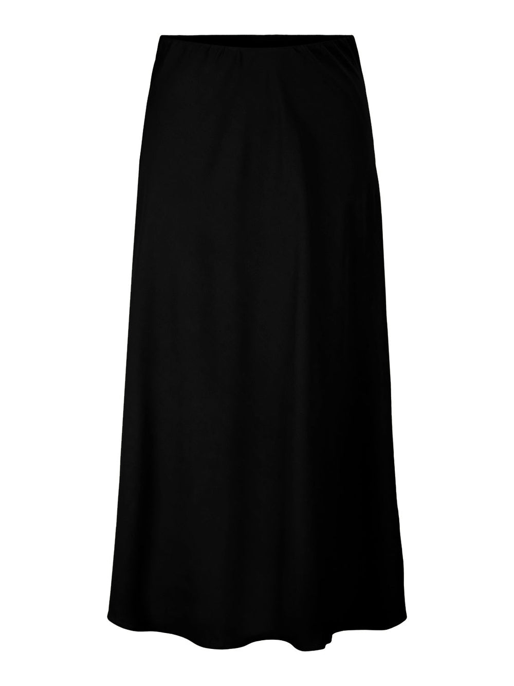 Pieces, Pcfranan Hw Midi Skirt, Black